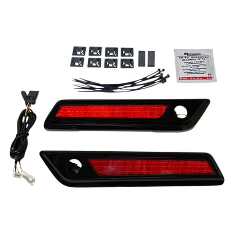 Custom Dynamics Dual Color Saddlebag Latch Lights With Housing For Harley Touring 2014-2025