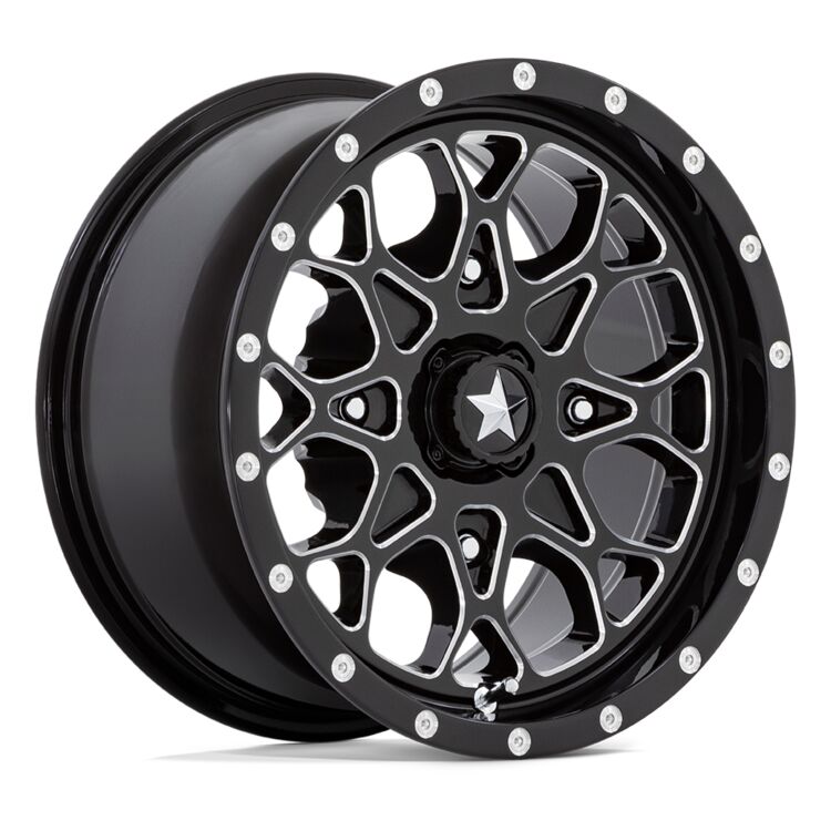 Gloss Black Milled