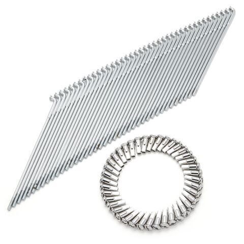 Milwaukee Twins Chrome Round Spokes for 16" Wheels