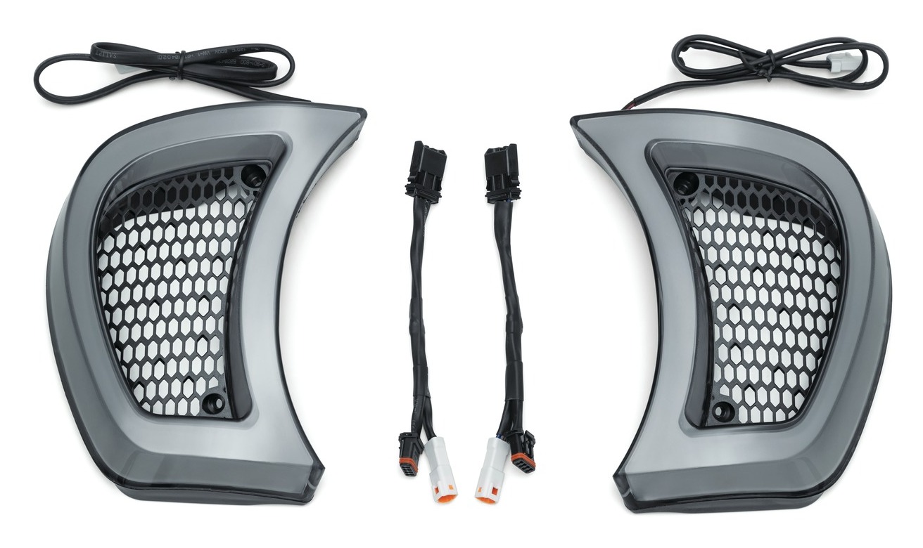 Kuryakyn Tracer Headlight Vent Accents For Harley Road Glide 20152024