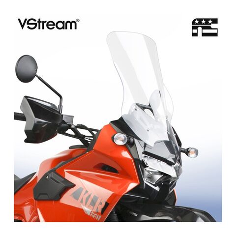 National Cycle VStream Tall Touring Windscreen Kawasaki KLR650 / Adventure / Traveler 2022-2025