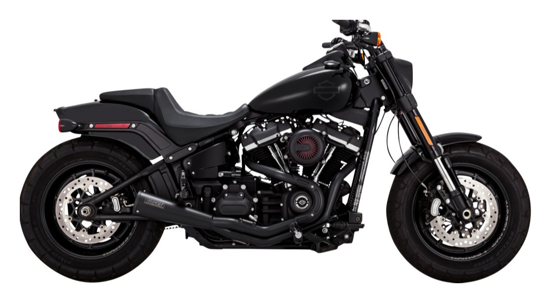 Vance & Hines PCX Stainless 2-Into-1 Upsweep Exhaust For Harley