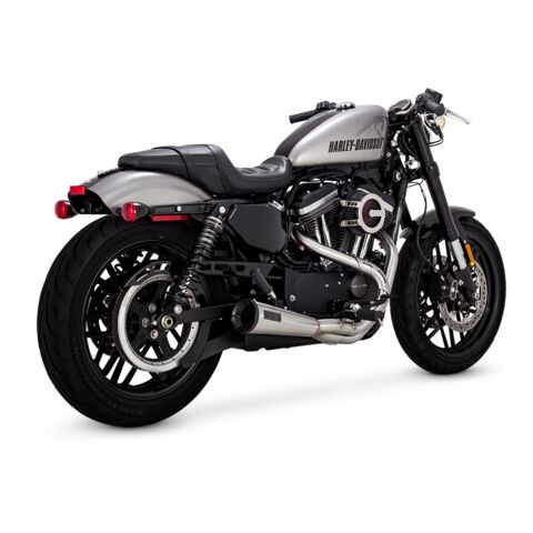 Vance & Hines PCX Stainless 2-Into-1 Upsweep Exhaust For Harley Sportster 2004-2022