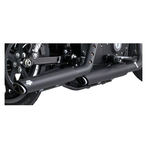 Vance & Hines PCX 3" Round Twin Slash Slip-On Mufflers For Harley Sportster 2014-2022