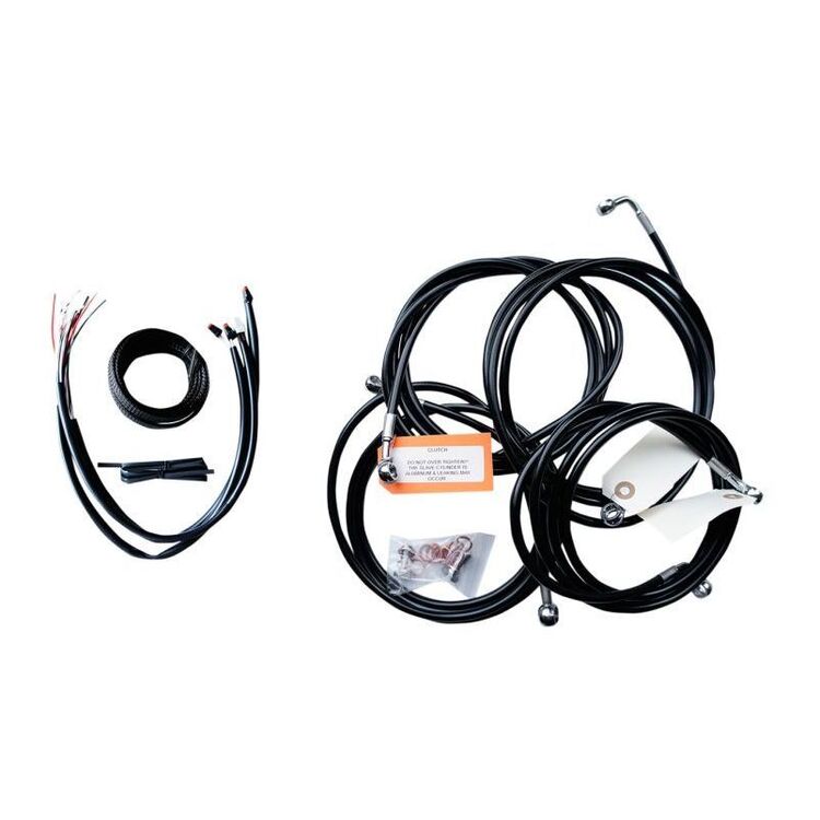 LA Choppers Handlebar Cable Brake Line And Wire Kit For Harley Softail