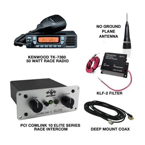 PCI Race Radios TK-7360 Comlink X Race Package