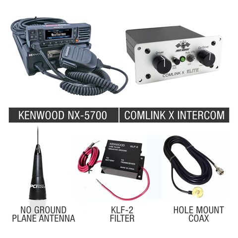 PCI Race Radios Kenwood NX-5700 Comlink X Race Package