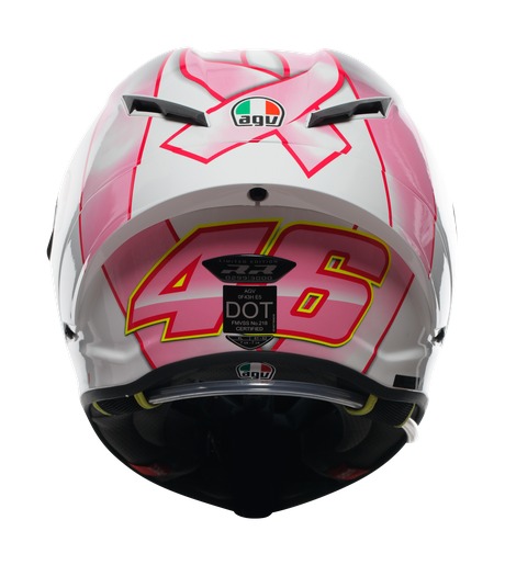 AGV Pista GPRRフルフェイスヘルメット ホワイト/ピンク AGV Pista GPRRフルフェイスヘルメット ホワイト/ピンク FIM公認 世界