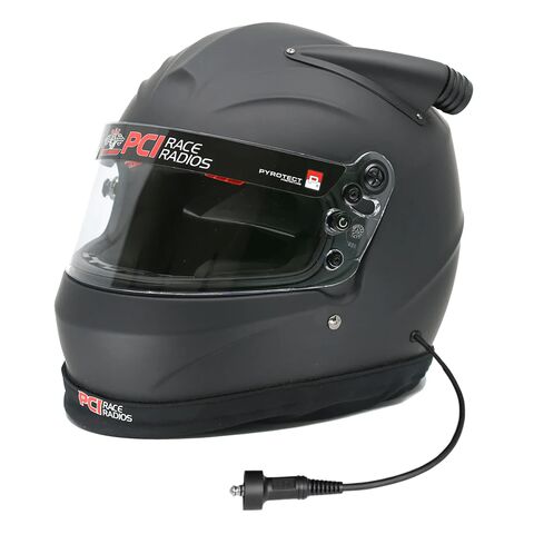 PCI Race Radios Elite / Trax Wired Pyrotect Sportmax Midair Fresh Air Helmet
