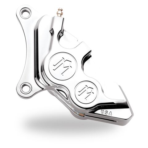 Performance Machine Four-Piston Differential-Bore Front Calipers For Harley 1984-1999