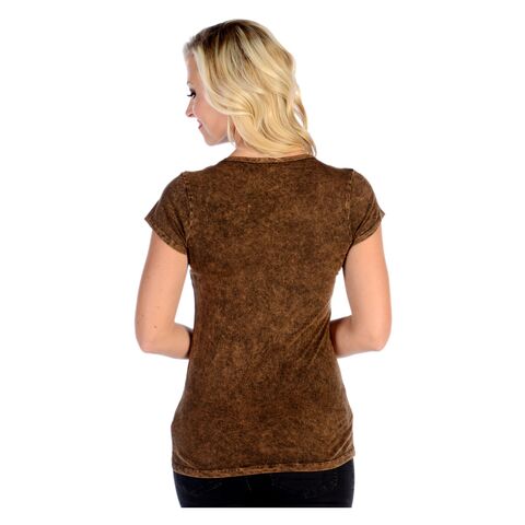 Liberty Wear Women's Vintage Crystals T-Shirt