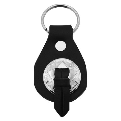 Eagle Leather Concho Key Fob