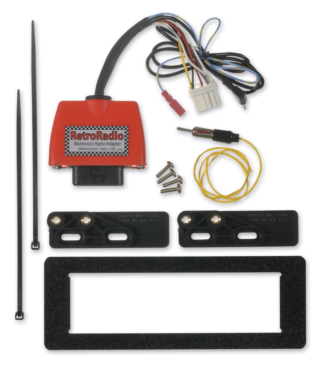 Biketronics Retro Radio Adapter Kit For Harley 19982013