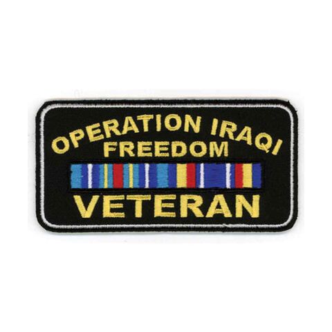 Hot Leathers Iraqi Freedom Embroidered Patch