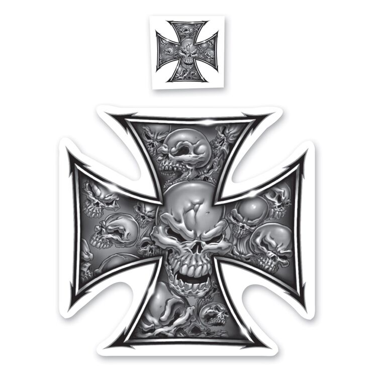 Lethal Threat Iron Cross Decal