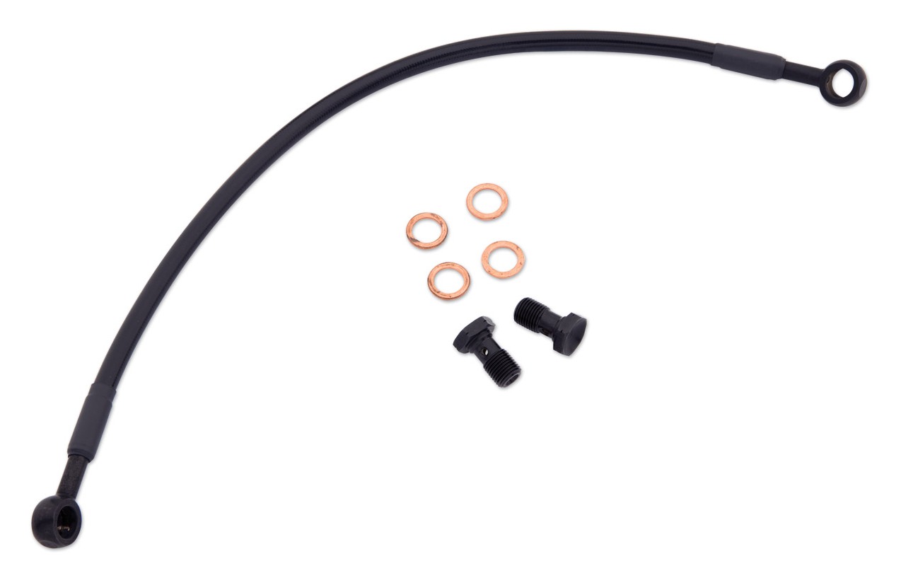 Goodridge Ebony ABS Brake Line Kit For Harley Touring 20082013