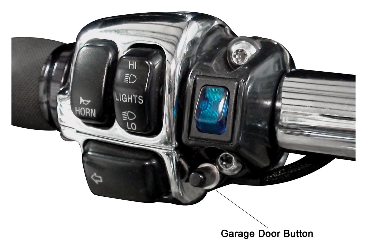 Grip Switch Push Button Garage Door Opener With On/Off Lighted Rocker