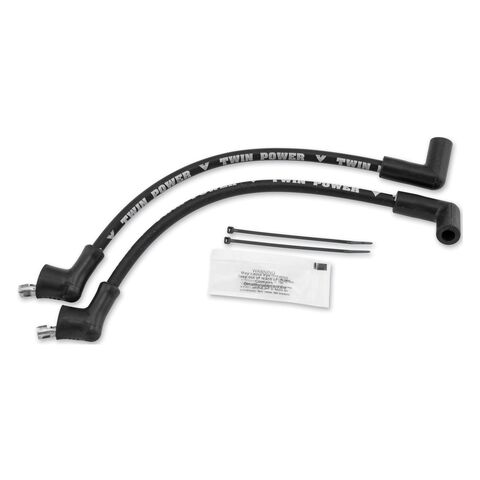 Twin Power Black Ignition Wire Set For Harley Super Glide 1982-1993