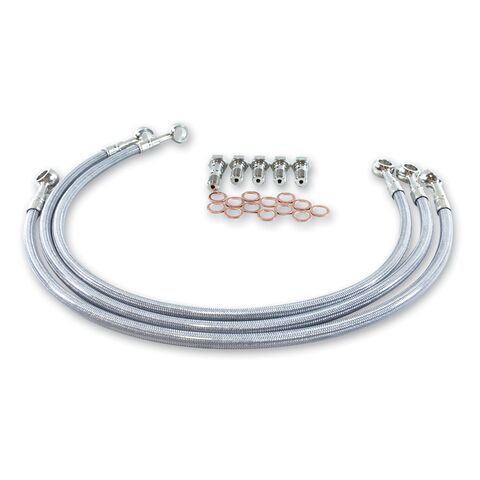 GBrakes Stainless Steel Front / Rear Brake And Clutch Lines Triumph Street Triple R 2013-2017