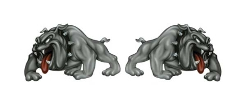 Lethal Threat Bulldog Decal Set | JPCycles.com