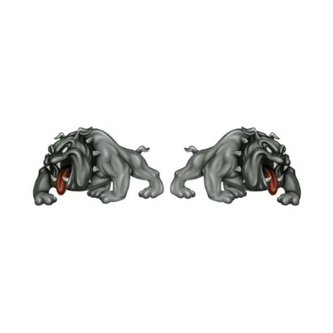 Lethal Threat Bulldog Decal Set