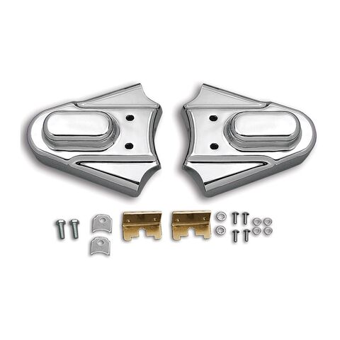 V-Twin Mfg. Chrome Swingarm Covers For Harley Softail 1986-1999