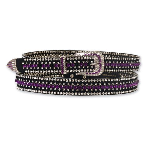 Hot Leathers Round Rhinestone Women's Belt