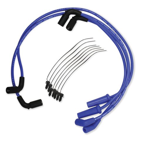 Accel S/S 8mm Spiral Core Plug Wire Set For Harley Touring / Trike 2017-2020