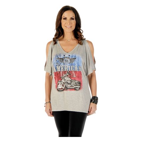 Liberty Wear Women's Route 66 American T-Shirt