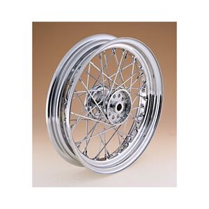 V-Twin Mfg. 40 Spoke Chrome Wheel For Harley FL FX 1967-1972