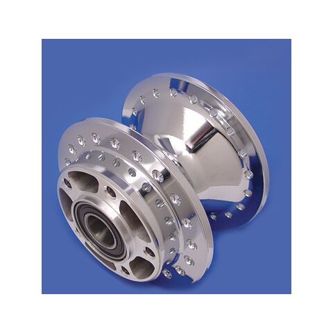 V-Twin Mfg. Front Chrome Wheel Hub For Harley FXD 2006-2007