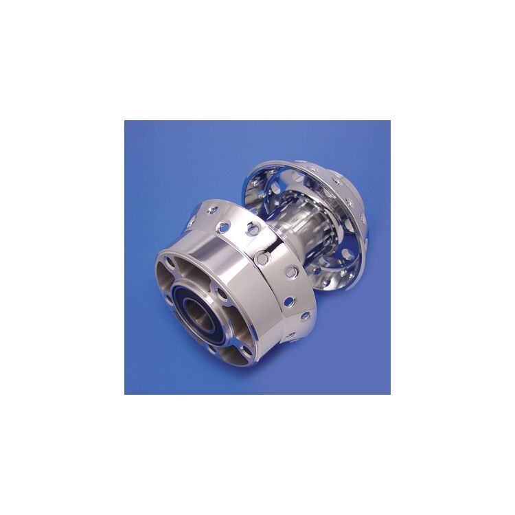 ワイページ V-Twin Mfg. Front Chrome Wheel Hub For Harley FXDWG 2006