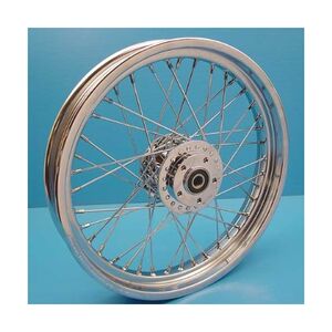 V-Twin Mfg. Replica Spoke Chrome Front Wheel For Harley Dyna 2004