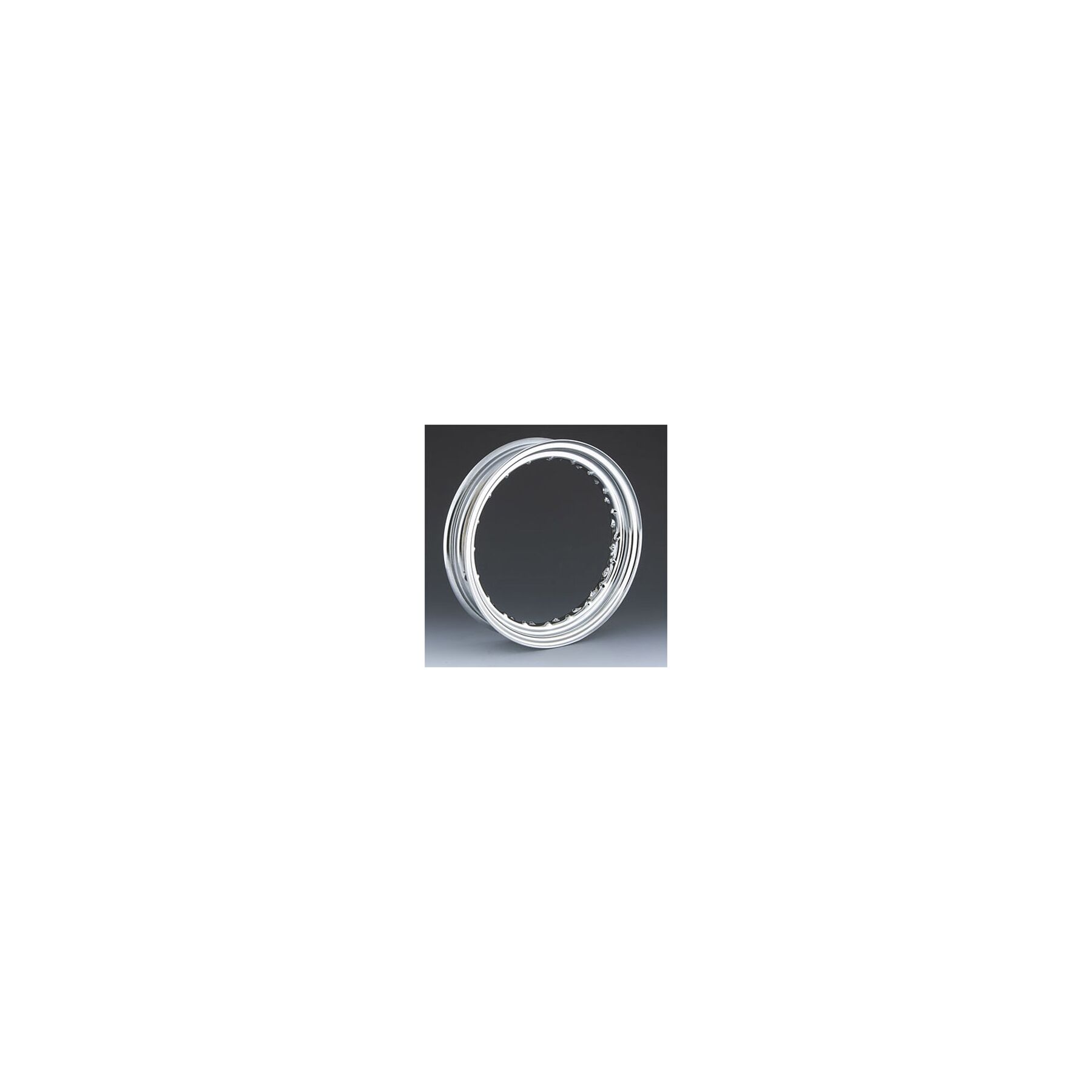 V-Twin Mfg. V-Twin Mfg. 40 Spoke Chrome Drop Center Rim, 16 X 3 - $120.79 at J&P Cycles