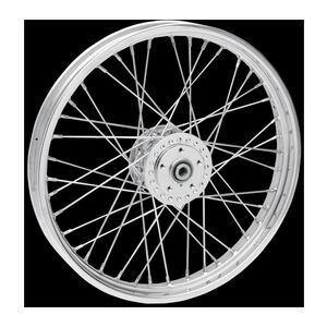 FXR ホイール前後セット V-Twin Mfg. 40 Spoke Chrome Front Wheel For Harley FXD / FXR / XL