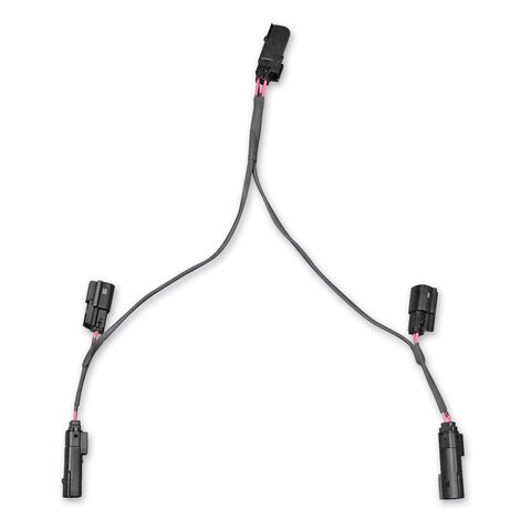 J&M XX Upper To Lower Fairing Speaker In-Series Wiring Harness For Harley Touring 2014-2025