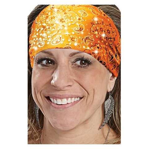 That’s A Wrap Foil Bandana Knotty Band with Rhinestones
