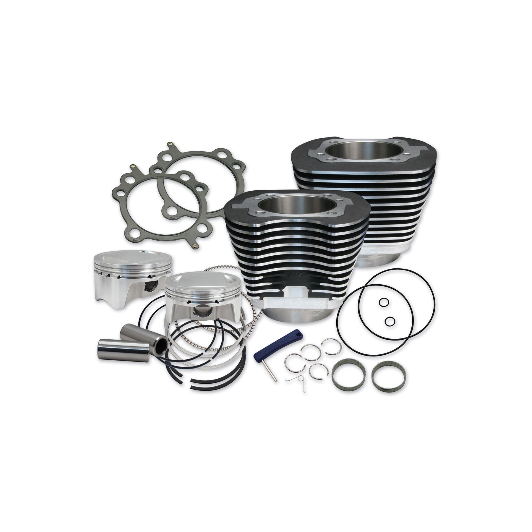 S&S Cycle S&S Cycle 107 Big Bore Kit For Harley Twin Cam 2006-2017 - $1345.95 at J&P Cycles