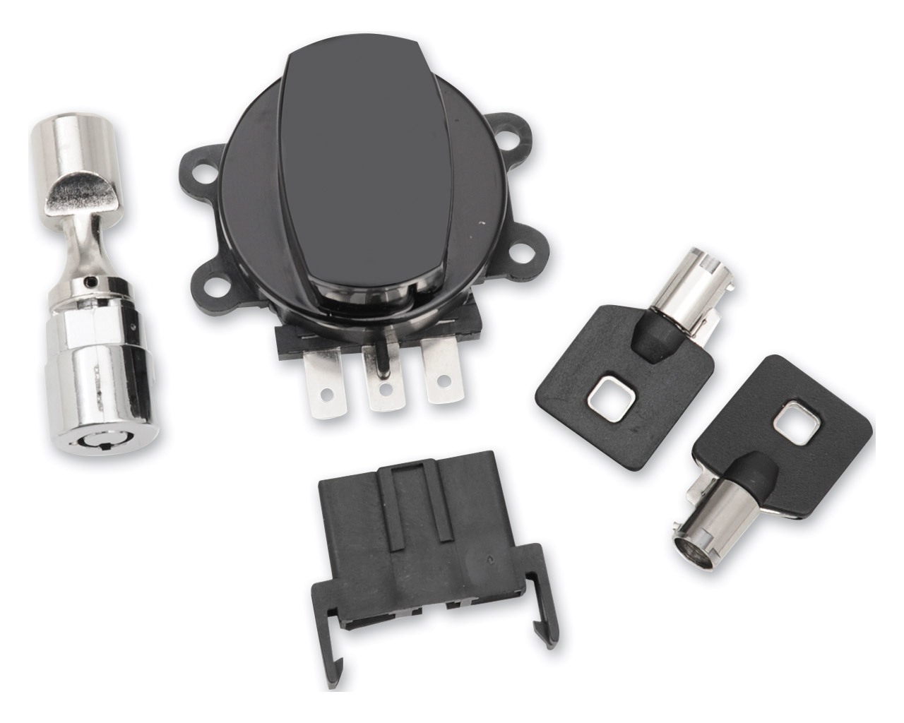 ひの Drag Specialties Side Hinge Ignition Switch With Fork Lock