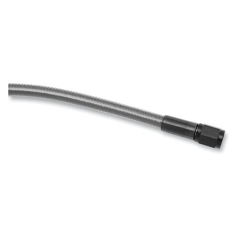 thumbnail image 2 of Russell 28-Inch Universal Braided Stainless Steel Brake Line - R58102S, Street Legal, Chrome Ends, Made In USA 2 of 13