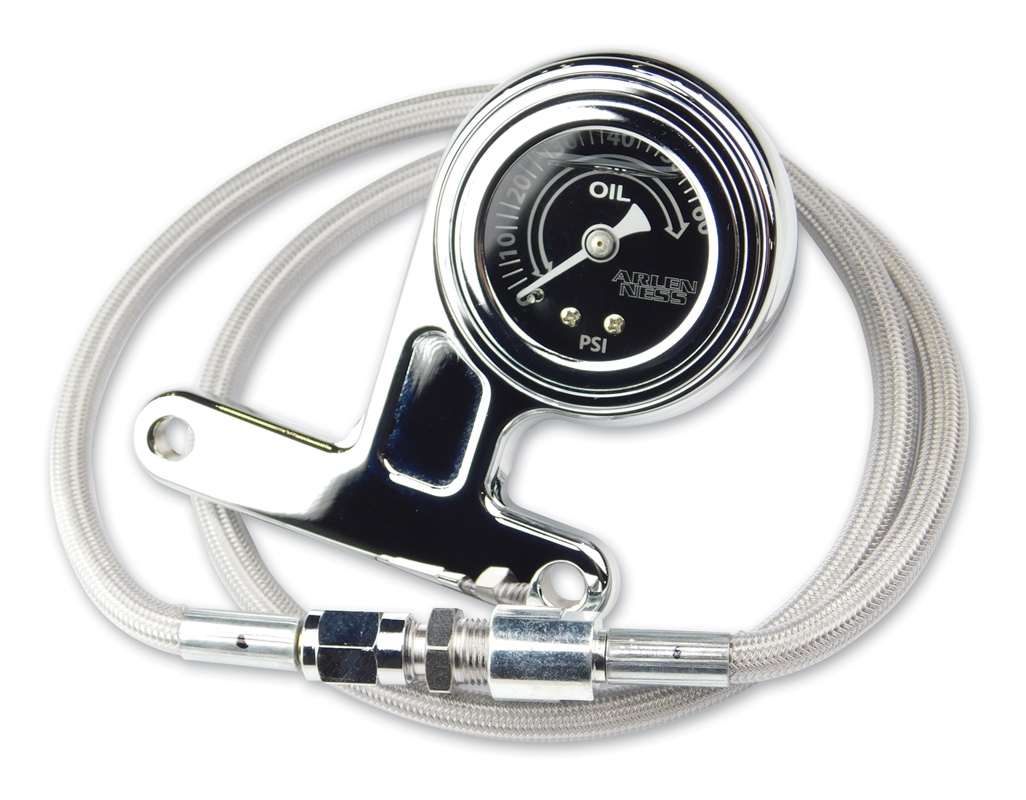 Arlen Ness Radius Oil Pressure Kit 93Up