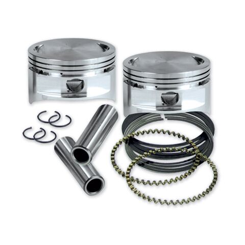 S&S Cycle Forged 4" Bore Piston Kit For S&S 100" / 107" Motors