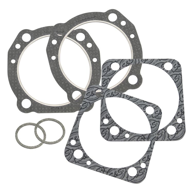 S&S Cycle 4" Cylinder Head Install Gasket Kit For Harley EVO 1984-2000