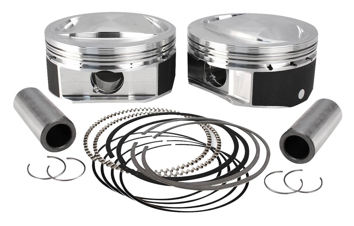 S&S Cycle High Compression Piston Kit For Harley 110" Twin Cam 2007