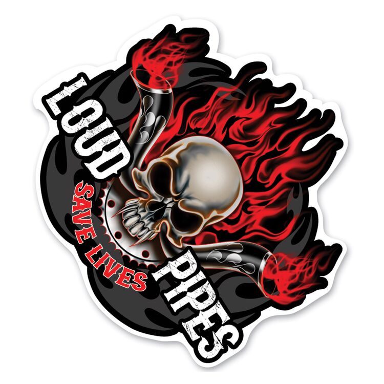 Lethal Threat Loud Pipes Decal