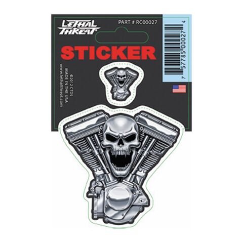 Lethal Threat V-twin Engine Decal