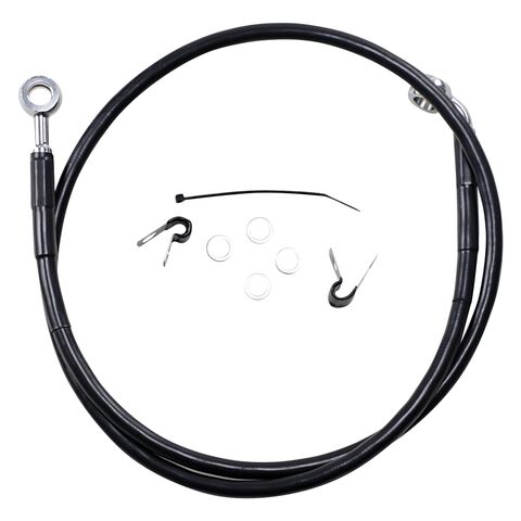 Drag Specialties Extended Front Brake Line Kit For Harley XL883 2004-2010