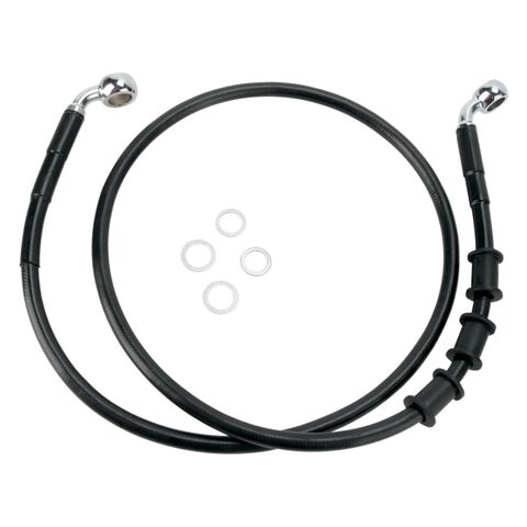 Drag Specialties Extended Front Brake Line Kit For Harley FLSTN / FLS / FLSTF/B 2008-2014