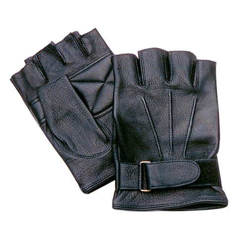 J&P Cycles Fingerless Goatskin Gloves