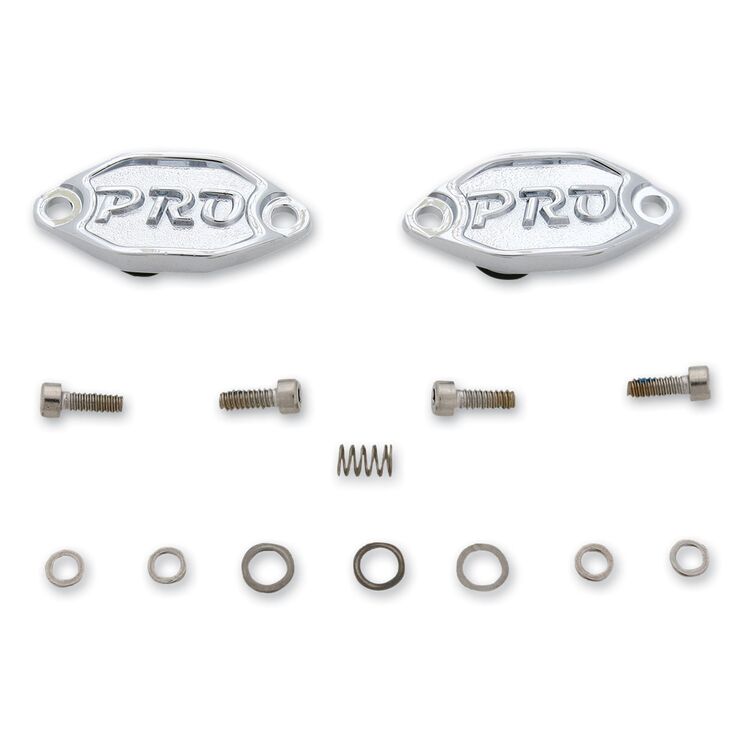 Kuryakyn Pro-Series Butterfly Shaft Caps With Screws Washers